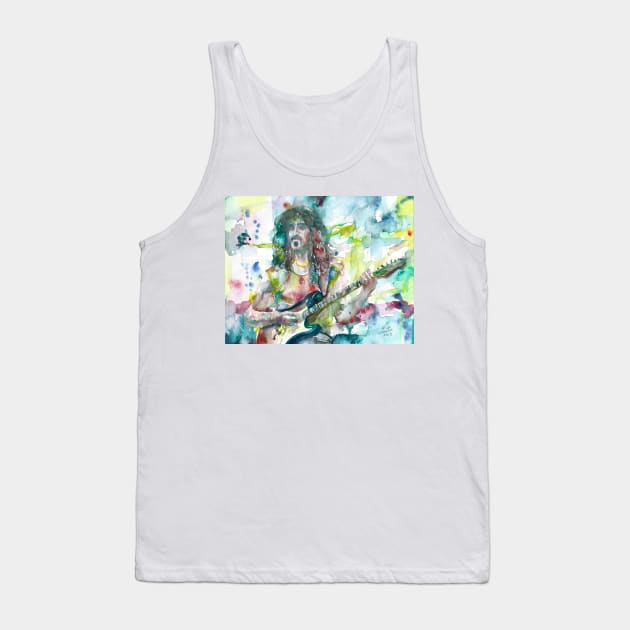 FRANK ZAPPA watercolor portrait .7 Tank Top by lautir